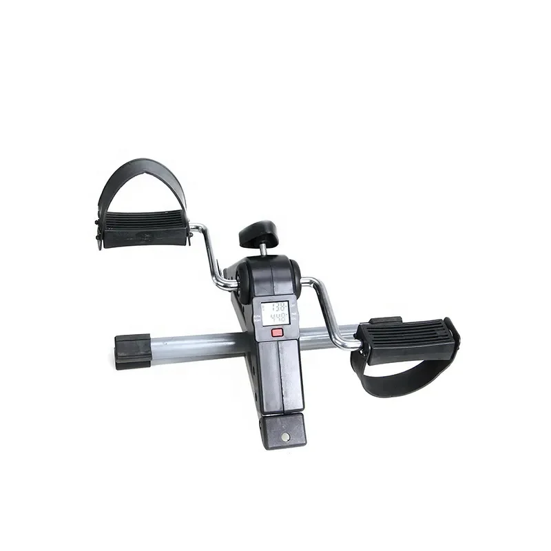 SP Folding bike pedal exerciser Smooth and Quiet Leg and Arm Exercise Equipment Under Desk Exercise Bike