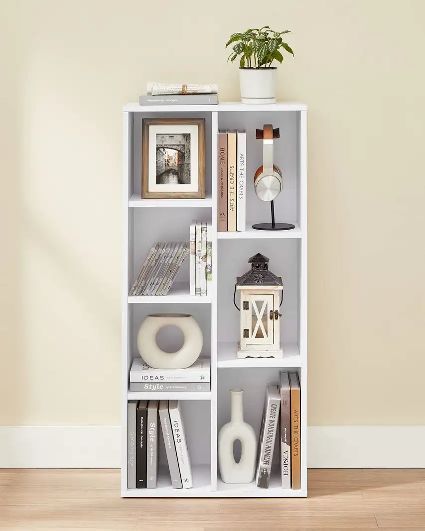 Оптовая книжная полка с 7 отсеками 50x24x106 см