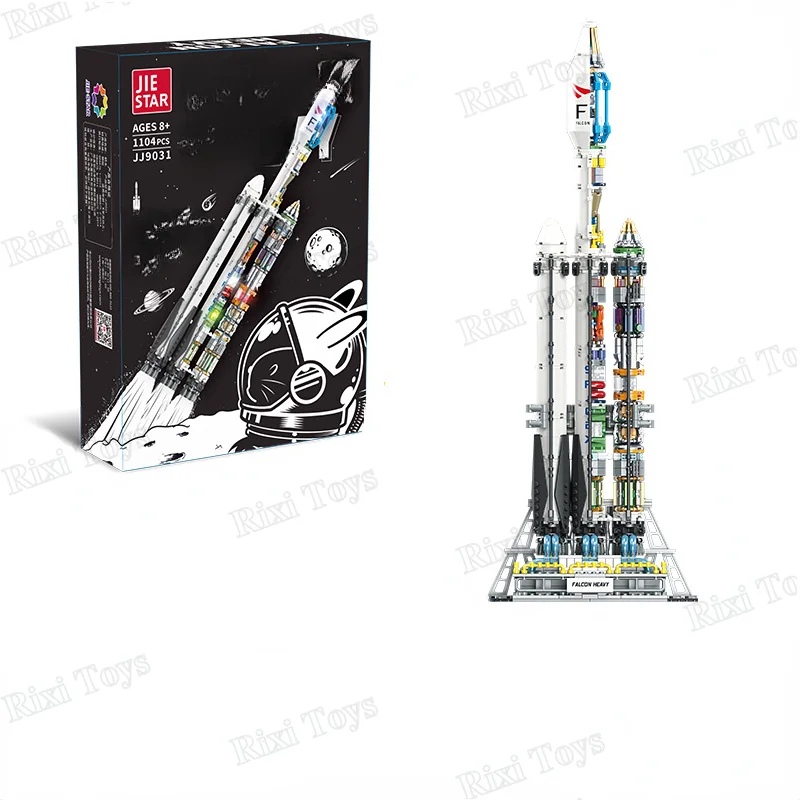 Jie Star jjj9031 Saturn модель MOC Запуск платформы кубики головоломки игрушки рождественские подарки для детей наборы строительных блоков
