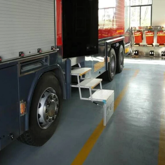 Triple Folding Electric Single Steps For Vehicle Loading 200KG