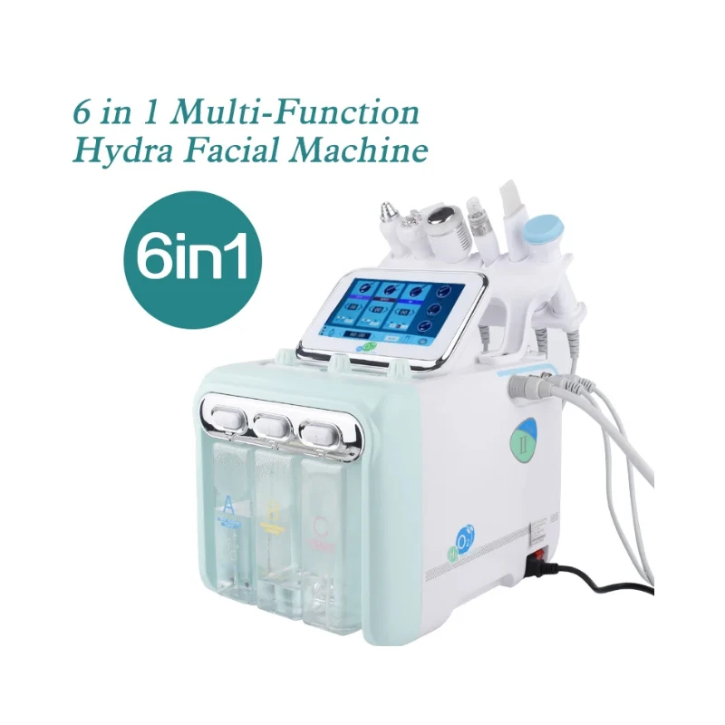 7 in 1 Hydro oxigen facial machine With Mirodermabrasion h2o2 clean facial jet peel cooling hydro spa beauty machine