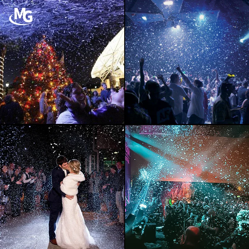 1500W Outdoor or Indoor Christmas Snow Making Machine Party Stage Effect Equipment Artificial Snow Machine for Festivals