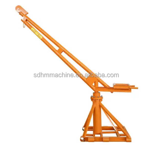 outdoor mini lifting portable crane/small lift crane for construction