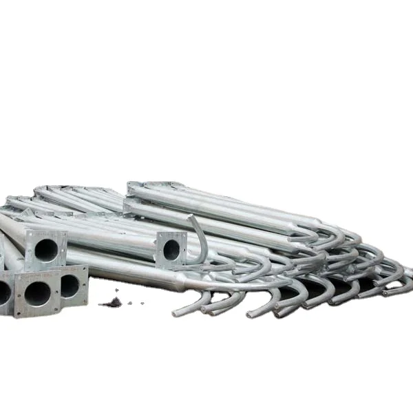 Galvanized Steel 3M 6M 8M CCTV Camera Pole Aluminum Alloy Outdoor Street Light Pole