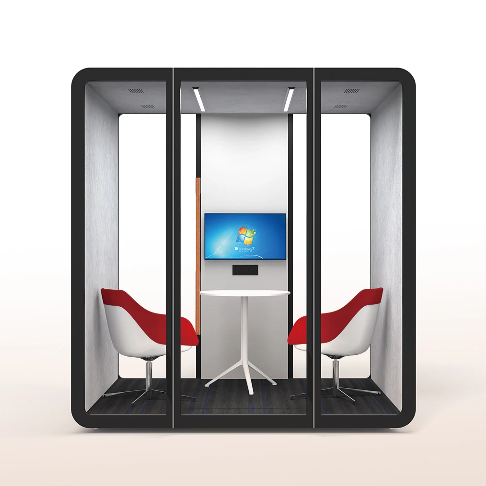 Soundproof single person office pods telephone booth movable acoustic meeting pod home office booth pod