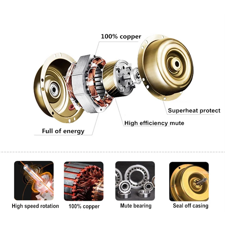 High Quality 6 8 10 12 Inch Square Household Room Window Shutter Extractor Exhaust Fan Kitchen Bathroom Ventilation Fan For Home