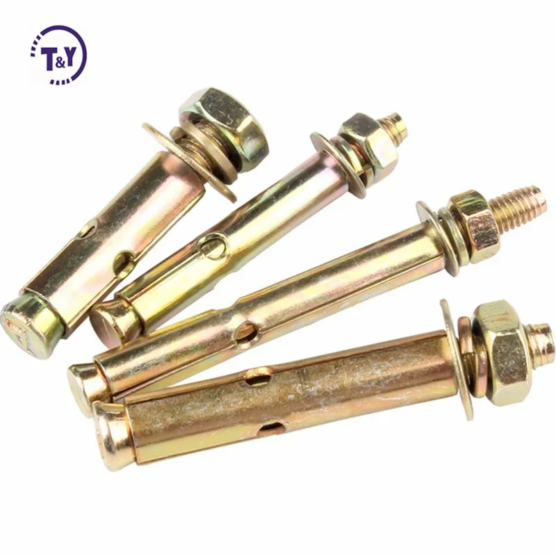 Din22795 f1554 grade 36 galvanized eye bolt sleeve anchor