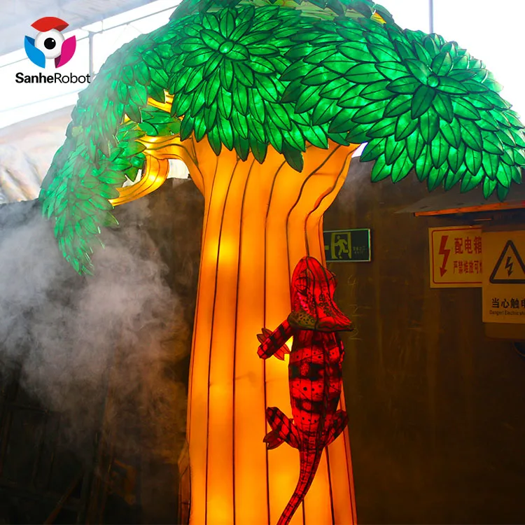 Customized garden exhibition artocarpus altilis  lantern Chinese