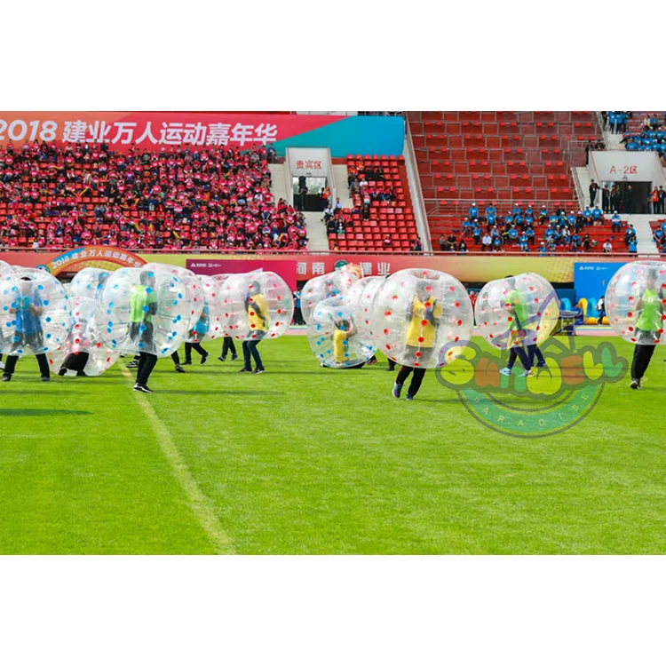 outdoor sport game adult inflatable bubble football bumper ball