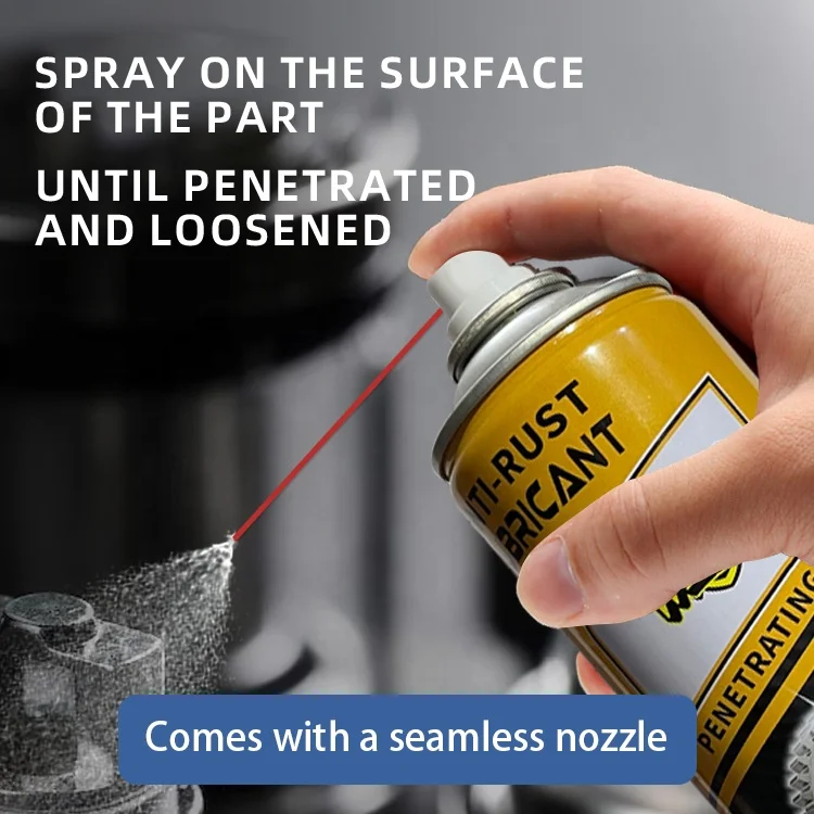 Custom anti rust lubricant spray RP7 multipurpose rust remover exclusive formula popular