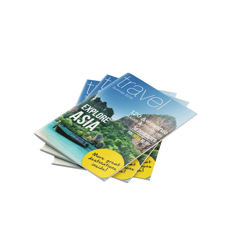Full color brochure magazine catalogue cheap booklet printing