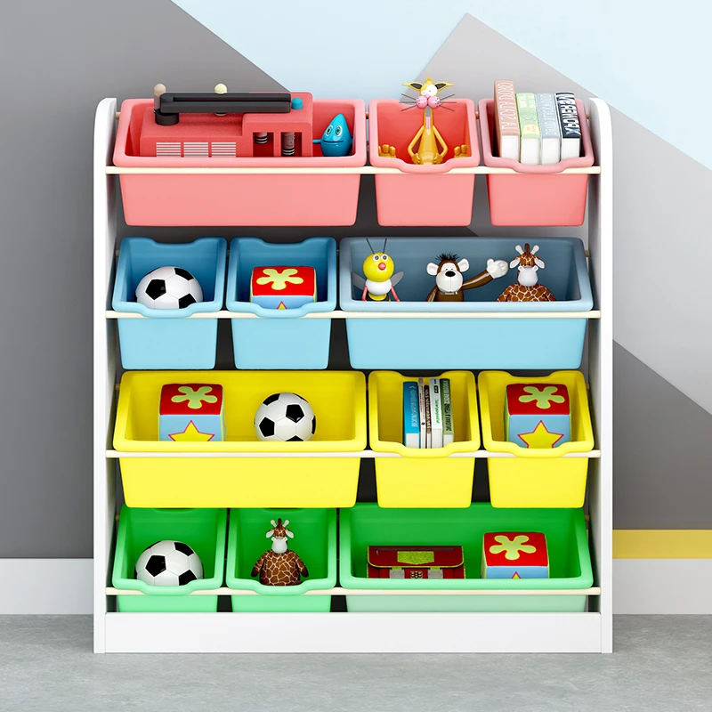 
Wood Material kindergarten furniture children toy storage 