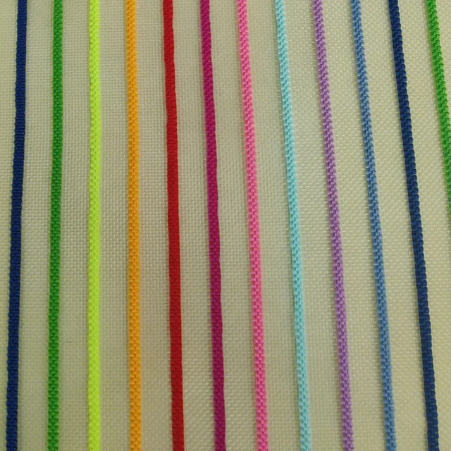 Nylon ten-color straight striped mesh,shoe material,bag fabric