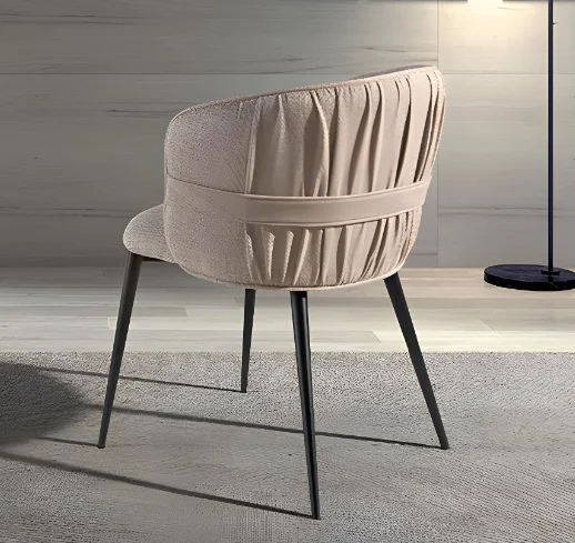 Factory Designer ANGEL CERDA Dining Chair Soft Modern Simple Cafe Restaurant Dining Room Furniture Nordic Style Fabric Home