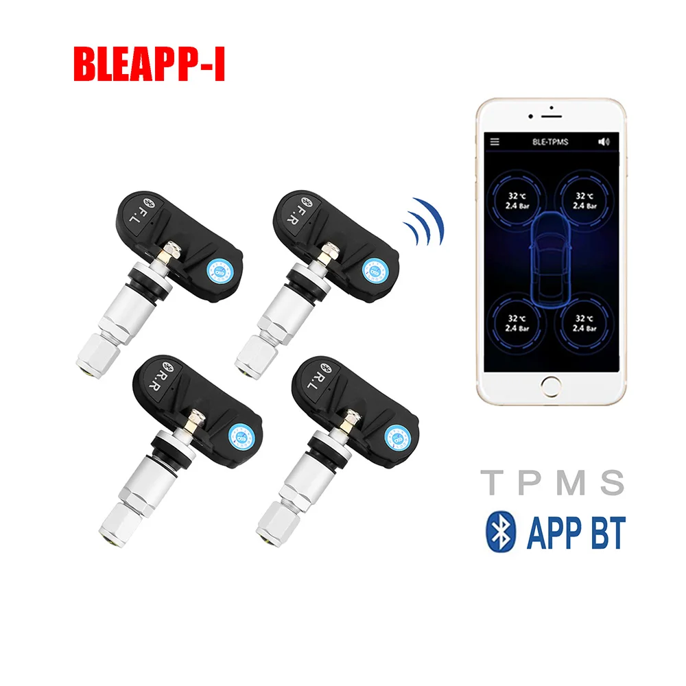  Система контроля давления в шинах TPMS 4 внутренних датчика BT