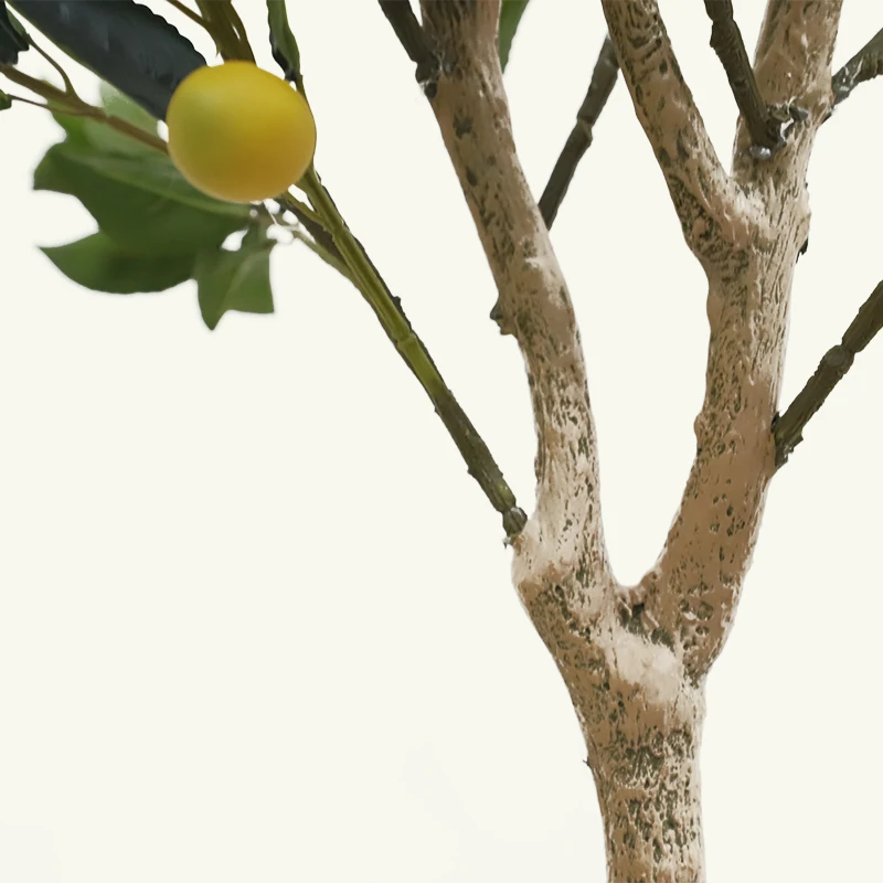 Ornamental Bonsai Plastic Home Decorative Fruit Plant Artificial Lemon Tree bonsai