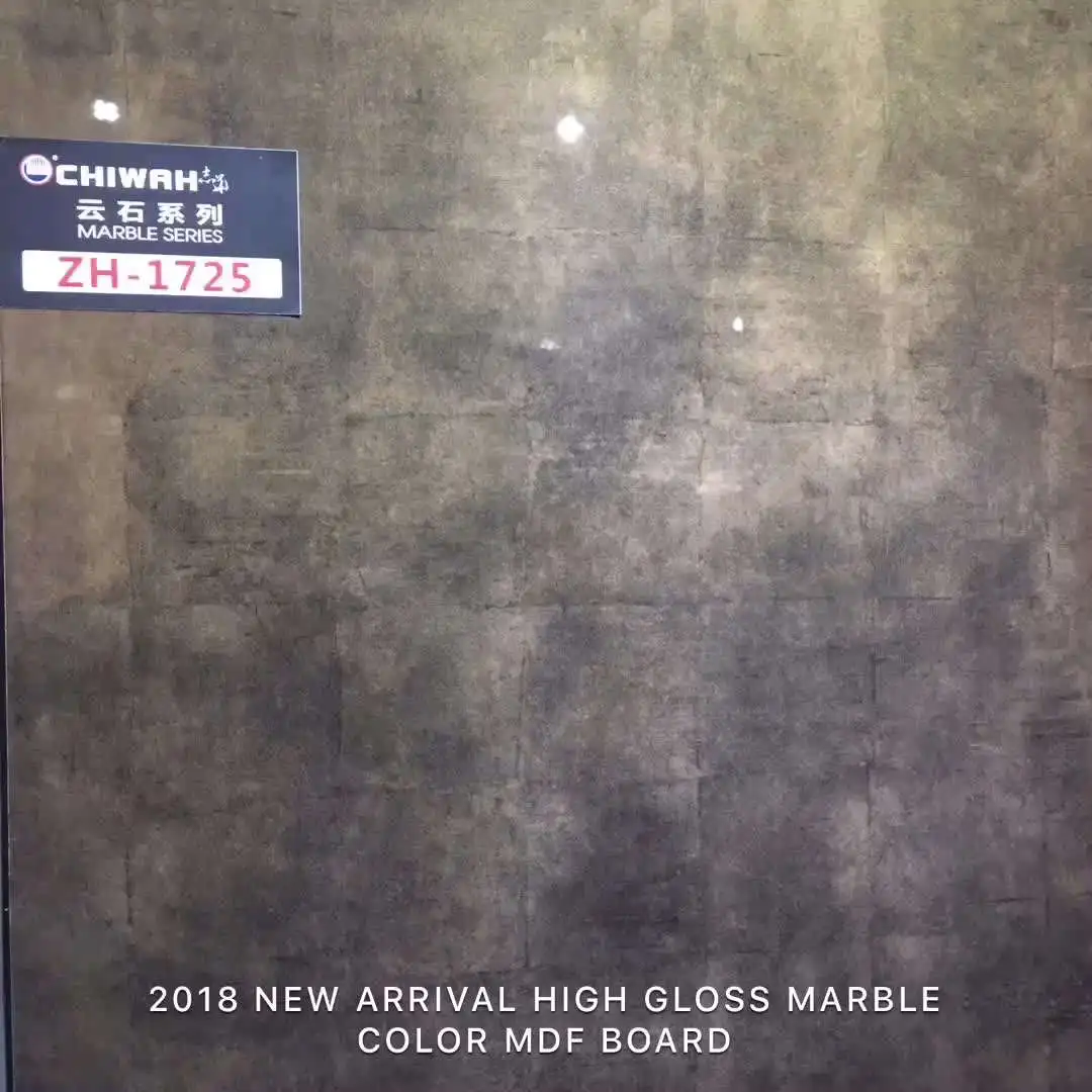 18 мм ультрафиолетовое покрытие с высоким блеском, ультрафиолетовая меламиновая доска mdf для кухонного шкафа, шкафа