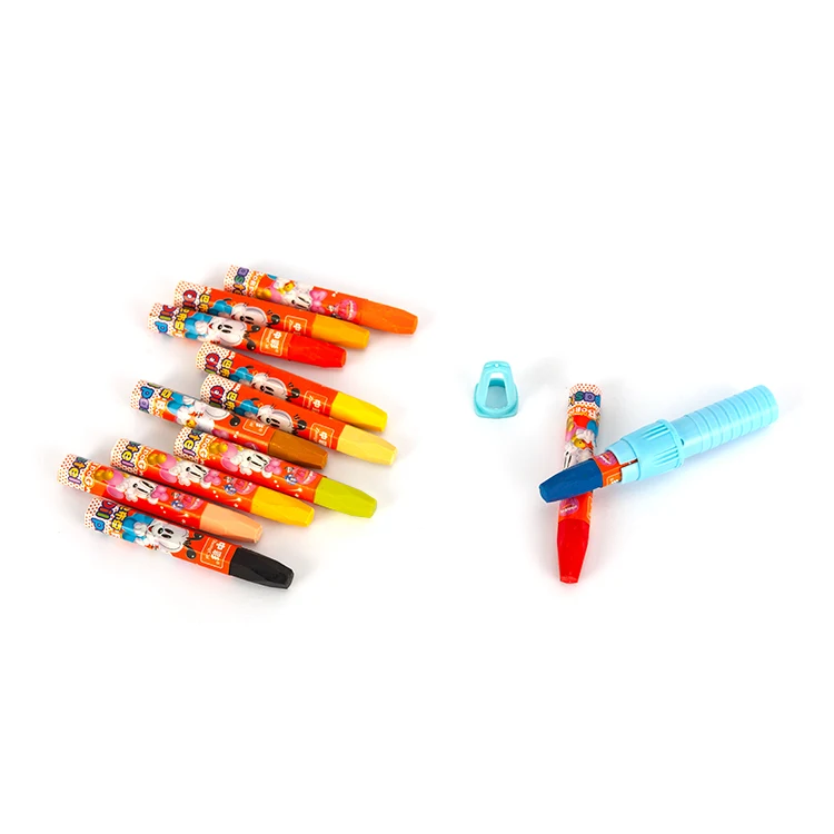 Promotional The Cheapest 18 Different Colors Crayons Set For Drawing And Kids Coloring Gift