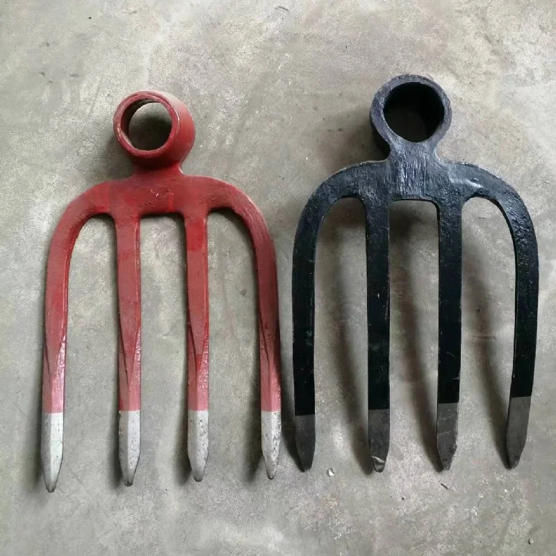 Tangshan Factory Hoes and Forks Steel Shovel Pick Fork Hoes Farm Hand Fork