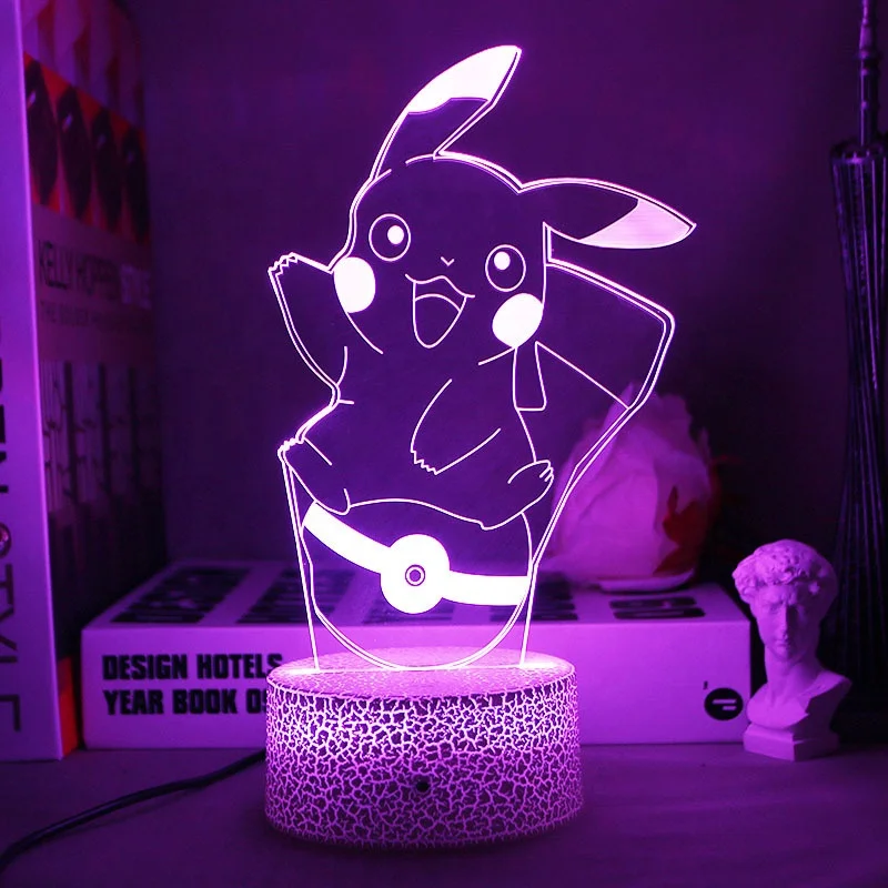 Promotional Gifts Creative Anime Lamparas Acrylic Table Desk 3D Photo Custom Kids Child Sleep Baby Night Light