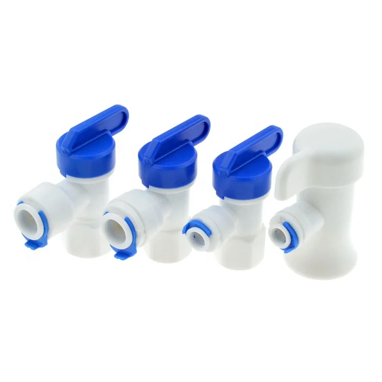 1/4 Inch 3.2g Valvula De Bola Plastic Ro Reverse Osmosis System Water Storage Tank Fittings