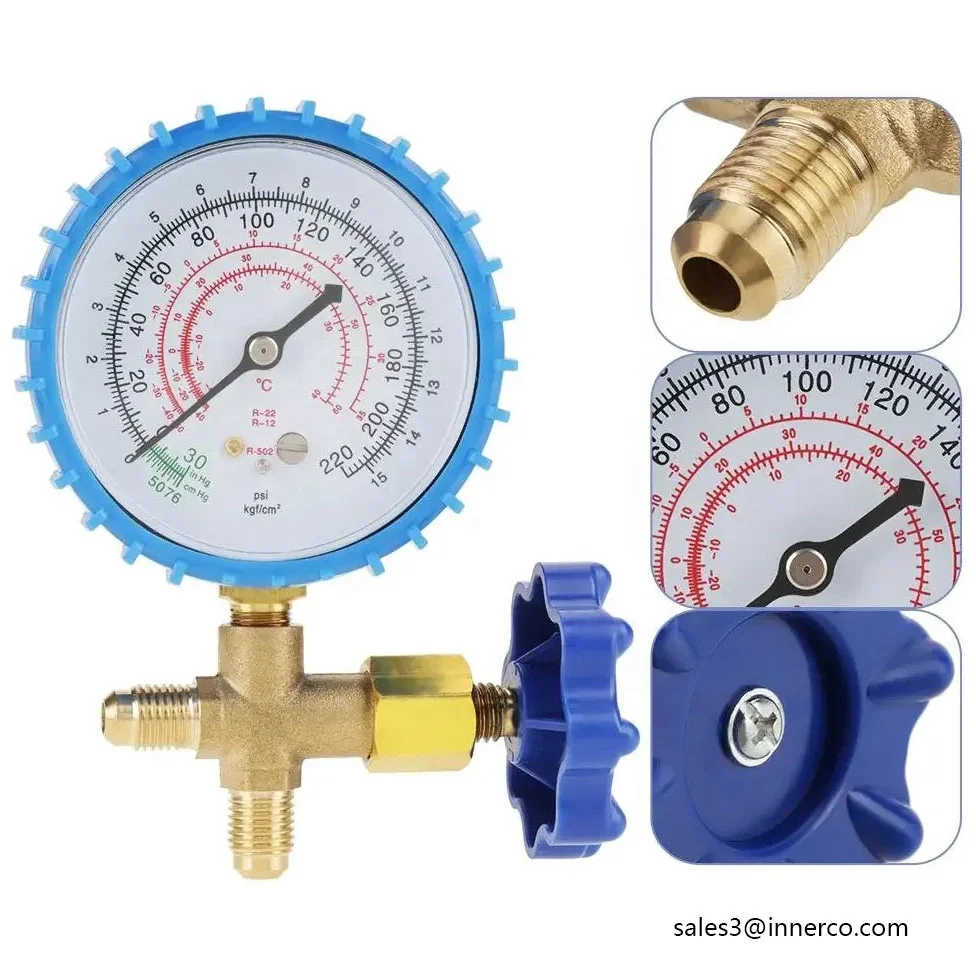 Air Conditioner refrigeration car manifold gauge set low side pressure gauge meter