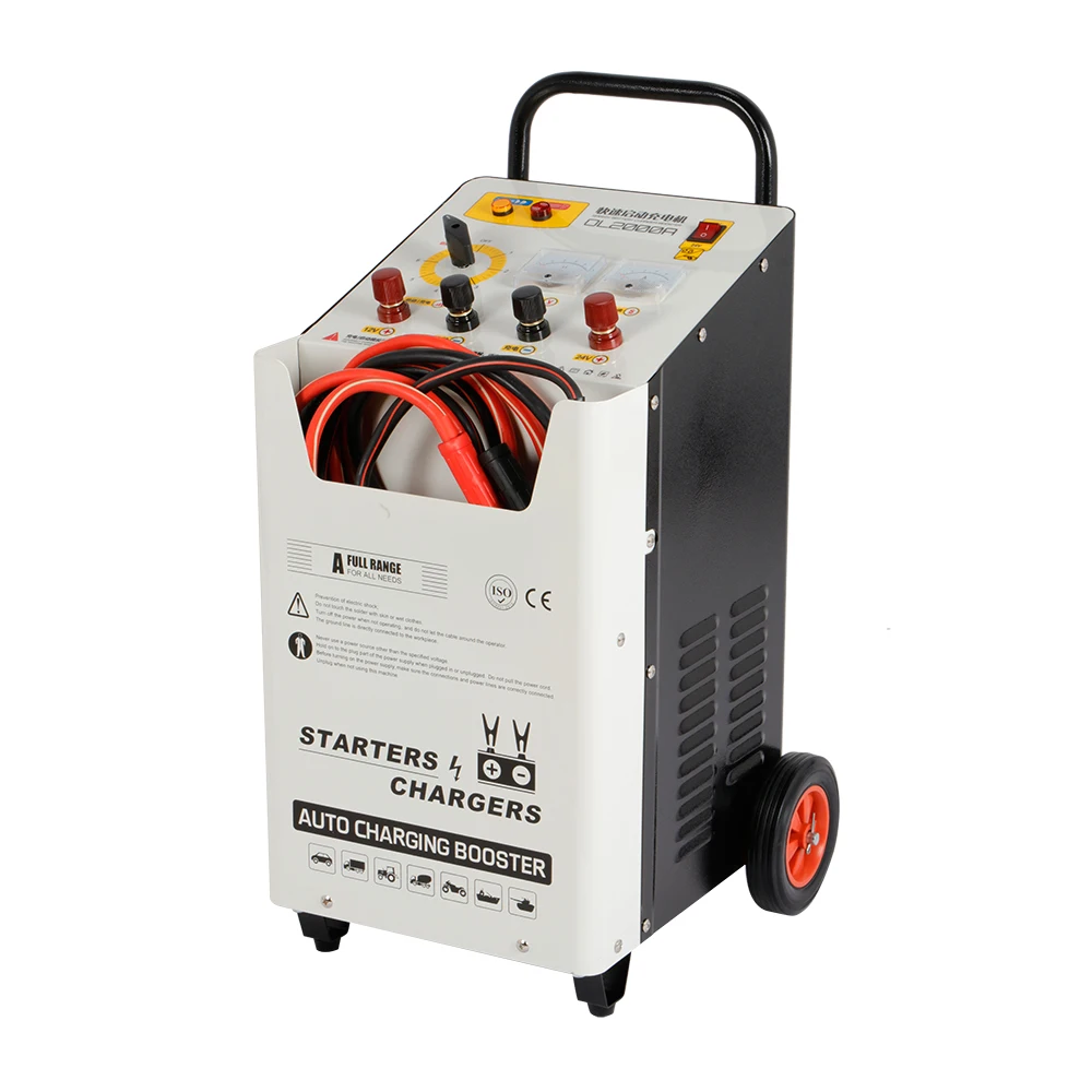 2000A 220V 12v 24v electric portable car battery charger jump starter machine