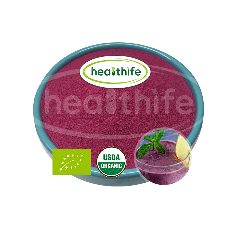 Healthife 25% Black Blueberry Extract Powder Anthocyanin