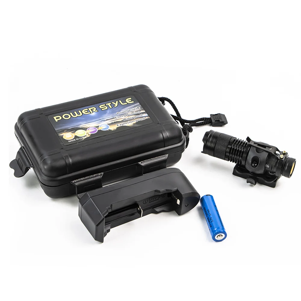 Mini LED Tactical Flashlight Helmet Mounted LED Light Compatible with Fast  MICH 2000 Wendy Helmet