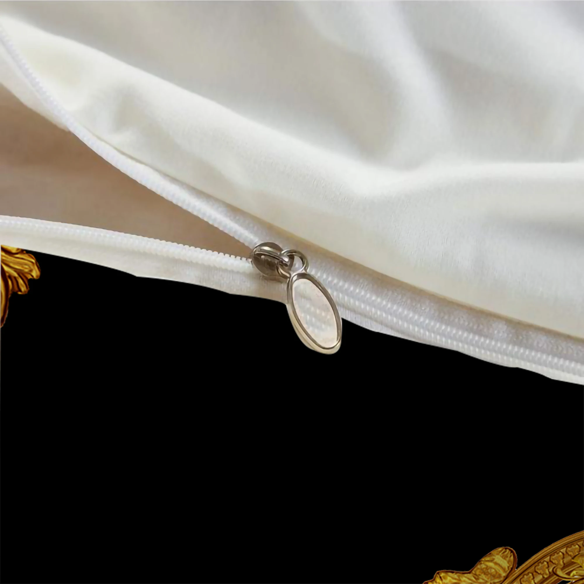 Duvet Cover Set Golden Bedding Set King Size Bed Sheet Luxury Beds Covers Black Bedspread