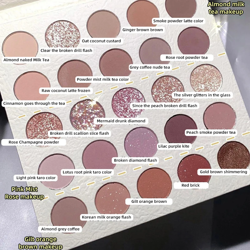 Matte Mini Eyeshadow Palette Pigmented DIY Empty Eyeshadow Colors Eye Shadow Cosmetic Makeup Eye Shadow Eyeshadow Palette