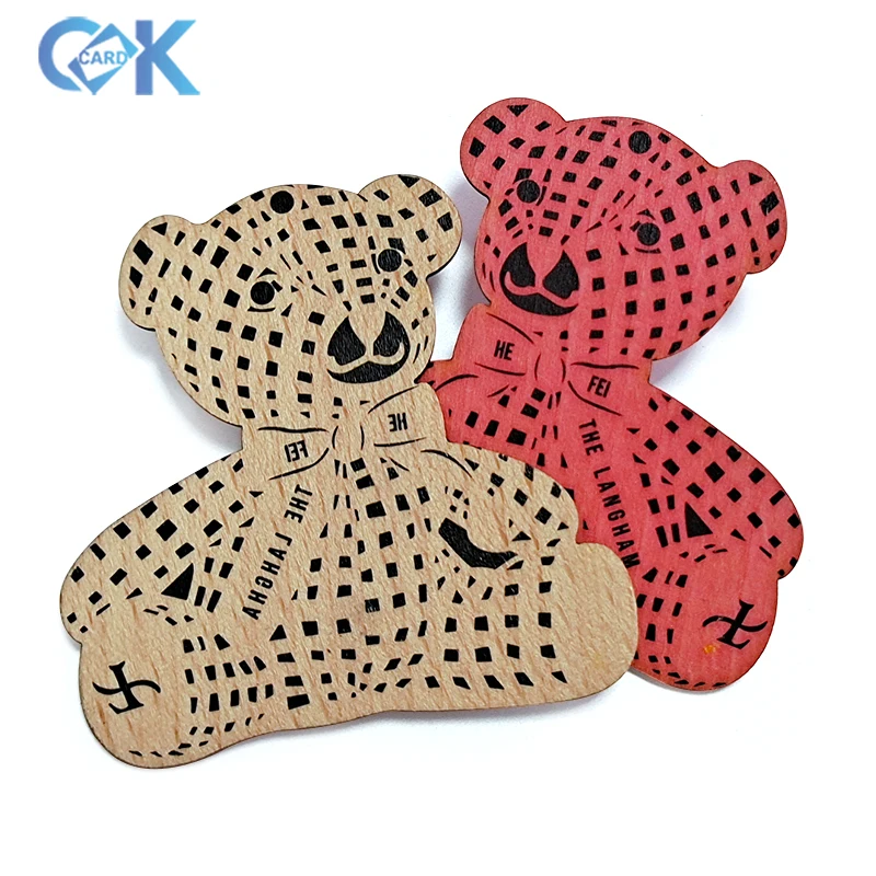 Handmade DIY Craft Making Wood Business Card Bookmarks Materials Bamboo Wood Tags