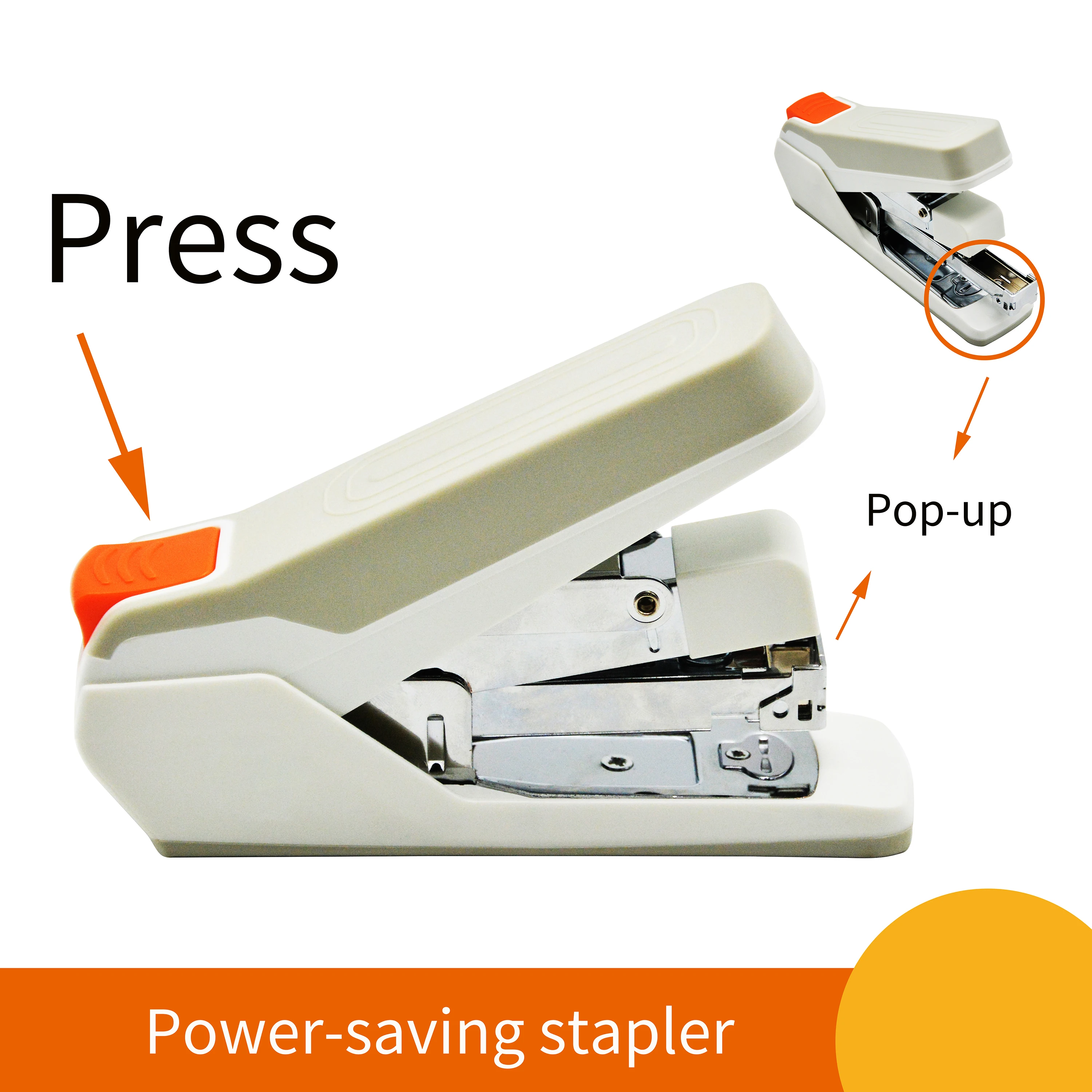 Stapler Office and School Office Binding Supplies Stapler Hot Selling Labor-saving Stapler