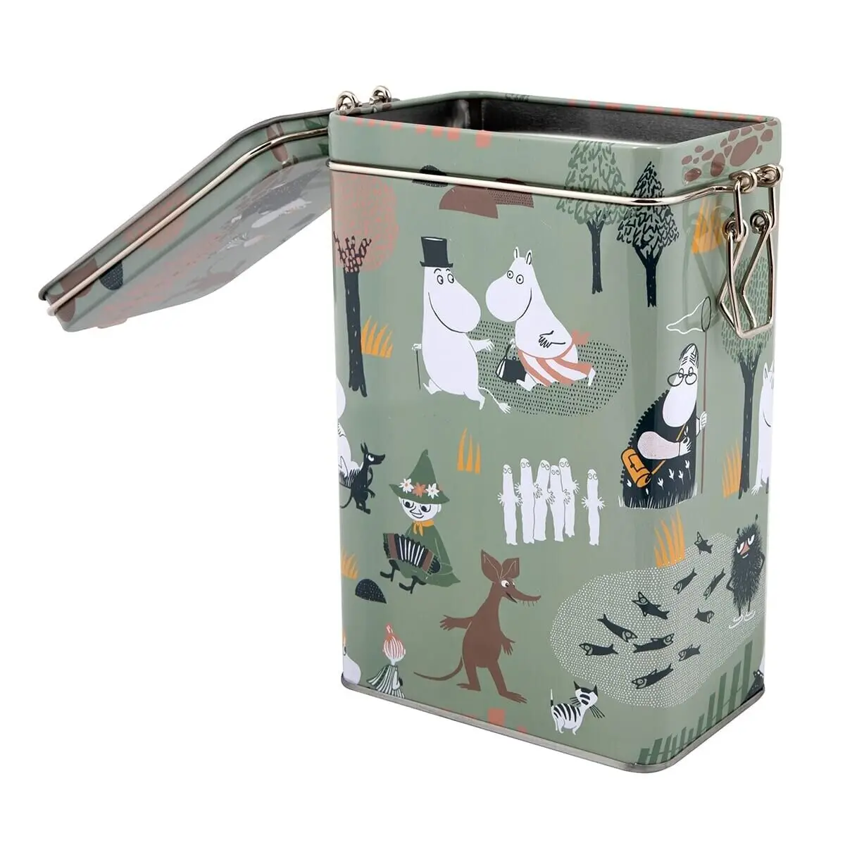 Custom design metal airtight tea tin packaging for loose tea