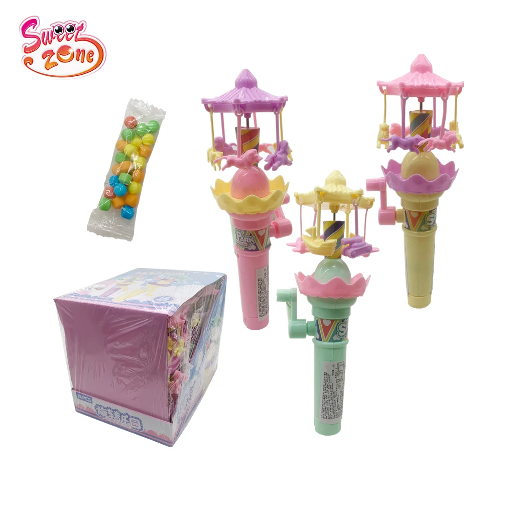 wholesale high quality toy Light Up flash toys hand shake carousel toy