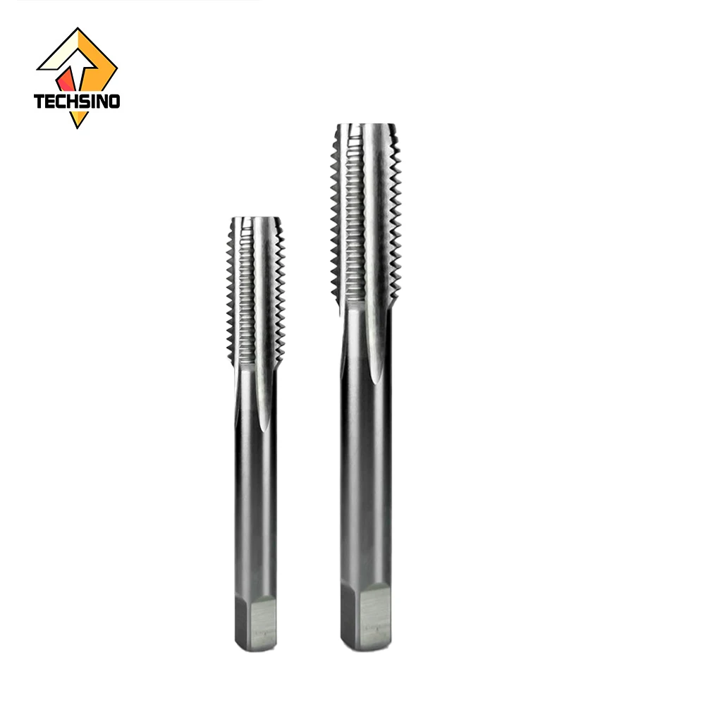 Machine Tap Set, Thread Tapping, HSS (High-Speed Steel) Taps with Coarse and Fine Handles for Machining Operations