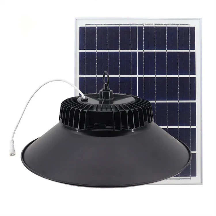 2024 factory price High efficiency super brightness Solar power led high bay light for industry work shop factory lighting