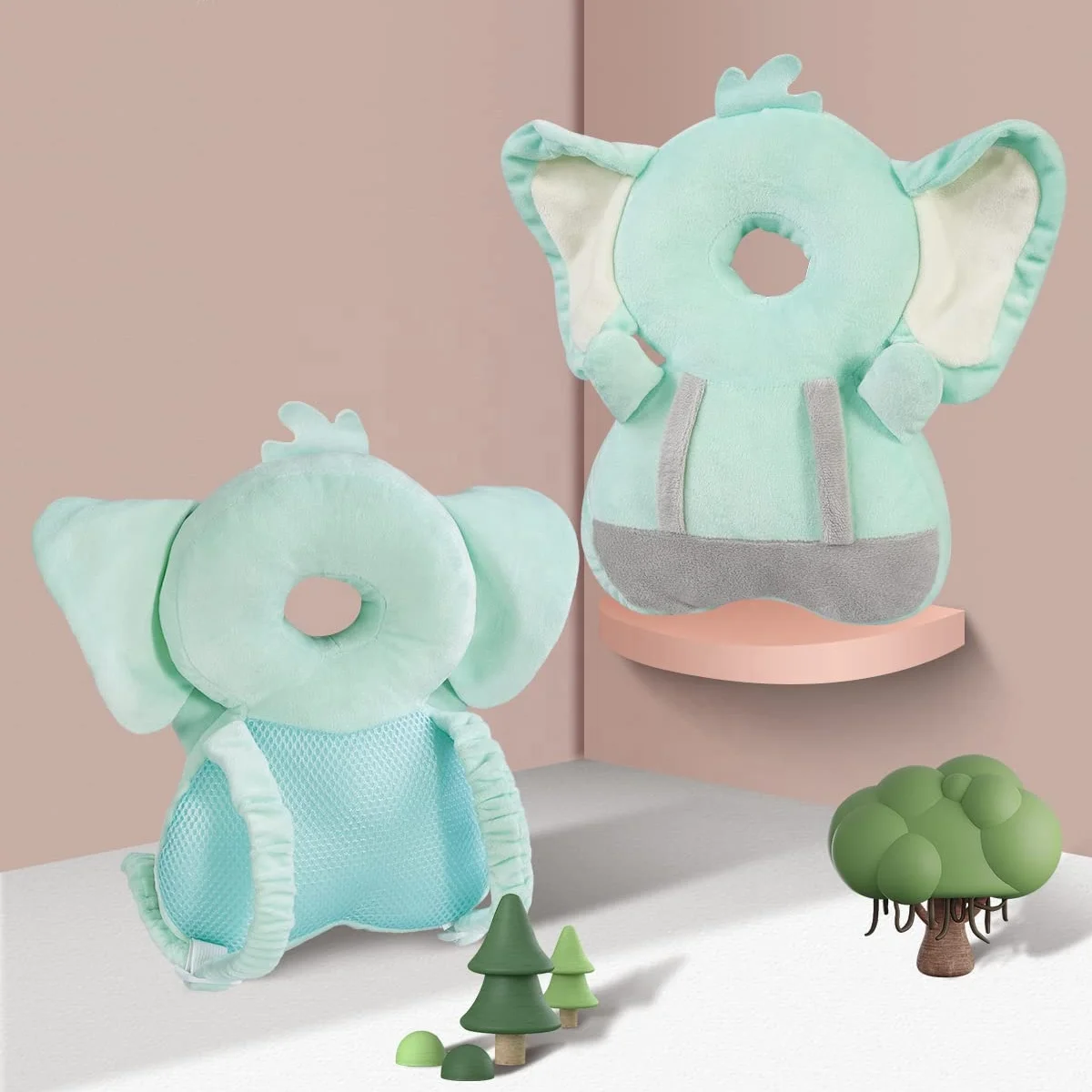 Baby Head Protector Backpack, Baby Head Protector Baby Safety Walking Anti-Fall Head Backpack Infant Toddler Boys Girls