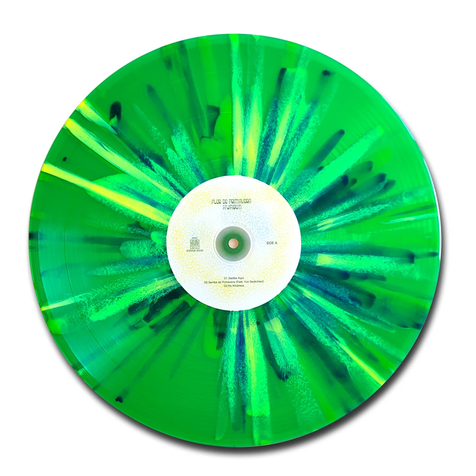 Free Sample Word Class Multiple Color Weight Options Green Splatter Lp Vinyl Record Pressing