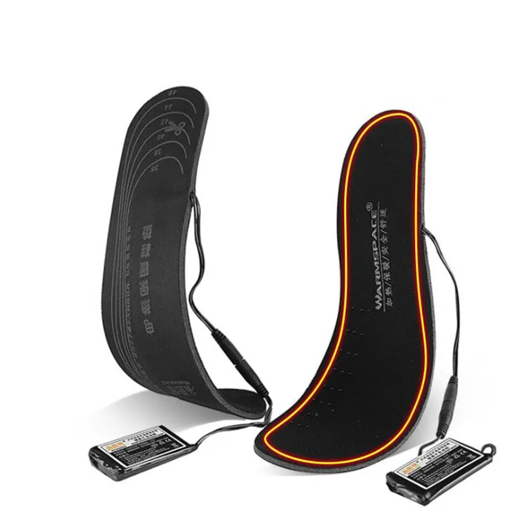 3.7V 2000mAH motorcycle boots USB insoles heated insoles feet warming pad feet warm socks Pad mat heating insoles winter