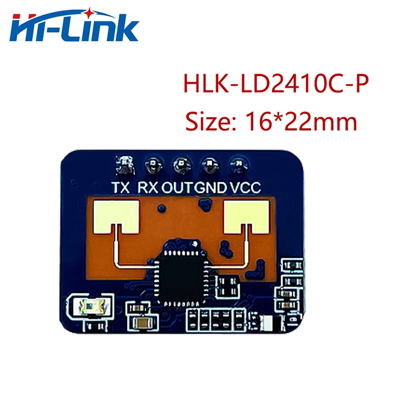 Hot Hi-Link High Sensitivity LD2410C 24GHz mmWave Human Presence Status Sensing Radar Sensor Module HLK-LD2410C