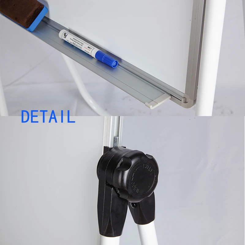 Double Sided Foldable Magnetic Mental Whiteboard