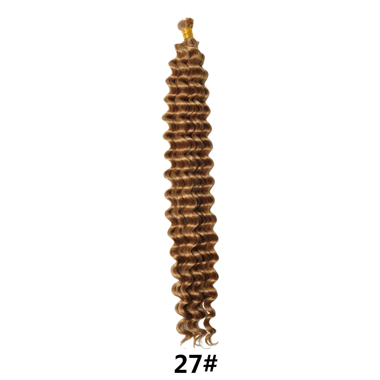 wholesale Ocean Wave Crochet Hair boho hairstyle Deep Wave Braiding Hair Synthetic Curly Crochet Hair Extensions For Black Women