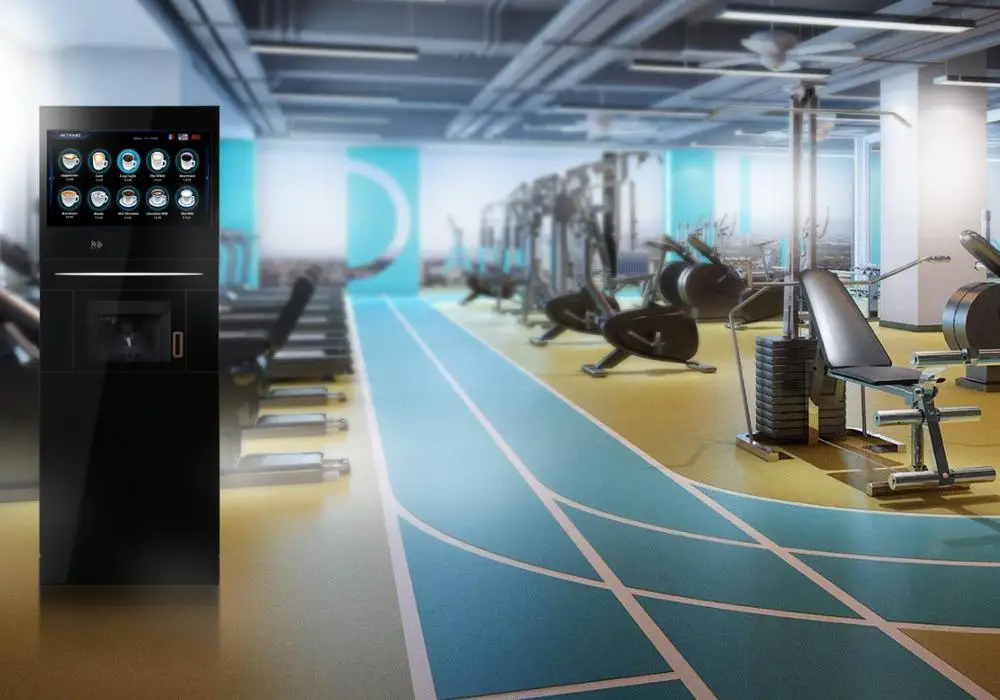 Espresso Auto Coffee Vending Machine Hot Cold Lid-auto Capping Qr Pay Cash Pay