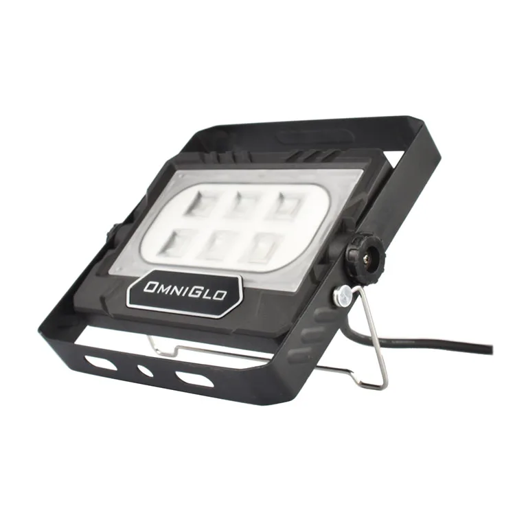 Factory Wholesale AC plug-in 60-degree luminous 10W Led Outdoor Waterproof Flood Work Light for Stadium