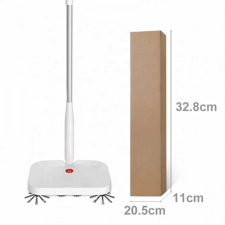 New trend household push flat mop sweeper intelligent vacuum sweeper broom