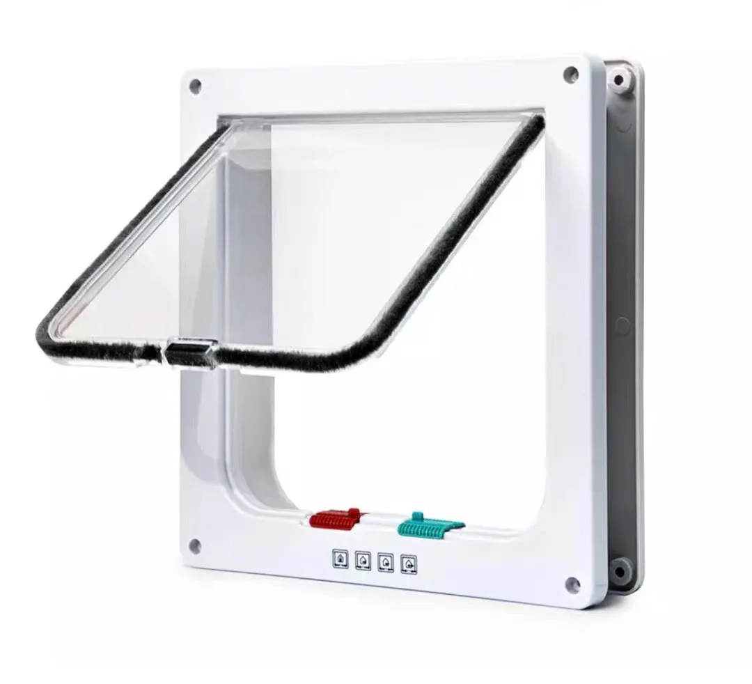 Controllable Access Direction Plastic Cat and Dog Pet Gate ABS Safety Feature Easy Opening Accessory