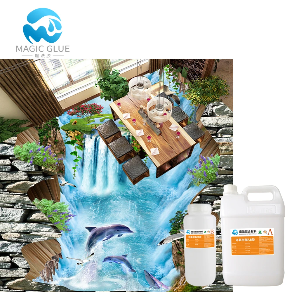 20 кв. м устойчивое к царапинам 3d напольное покрытие эпоксидное 3d напольное покрытие