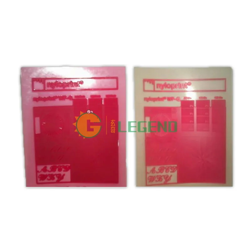 Germany Flint red water wash out photo polymer flexo printing plate WF95Q 0.95mm