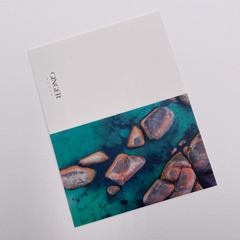 Wholesale business card paper folding postcard wedding gift card custom printing thank you birthday greeting christmas card